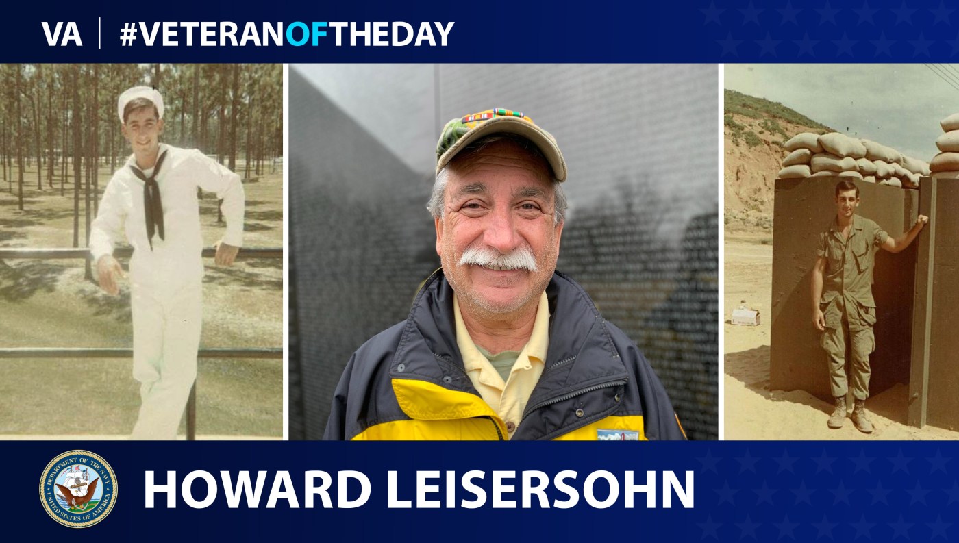 Navy Veteran Howard Leisersohn is today's Veteran of the Day.