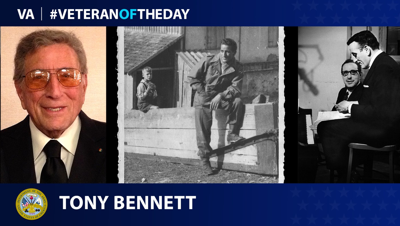 Army Veteran Tony Bennett is today's Veteran of the Day.