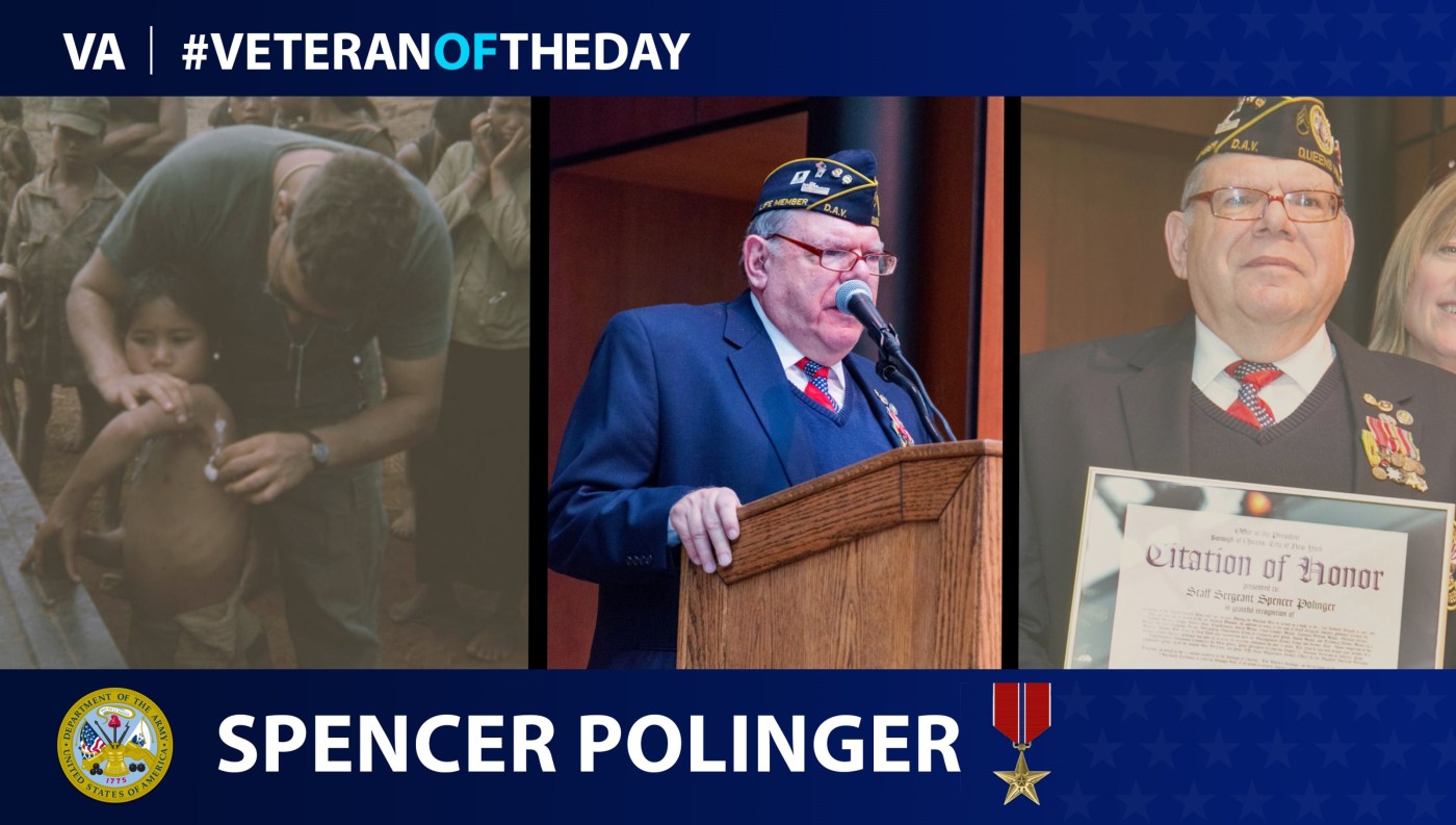 Army Veteran Spencer Polinger is today's Veteran of the Day.