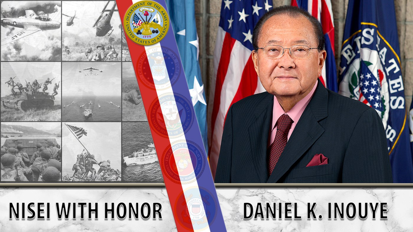 Daniel Inouye served in WWII, then in the House of Representatives and in the U.S. Senate.