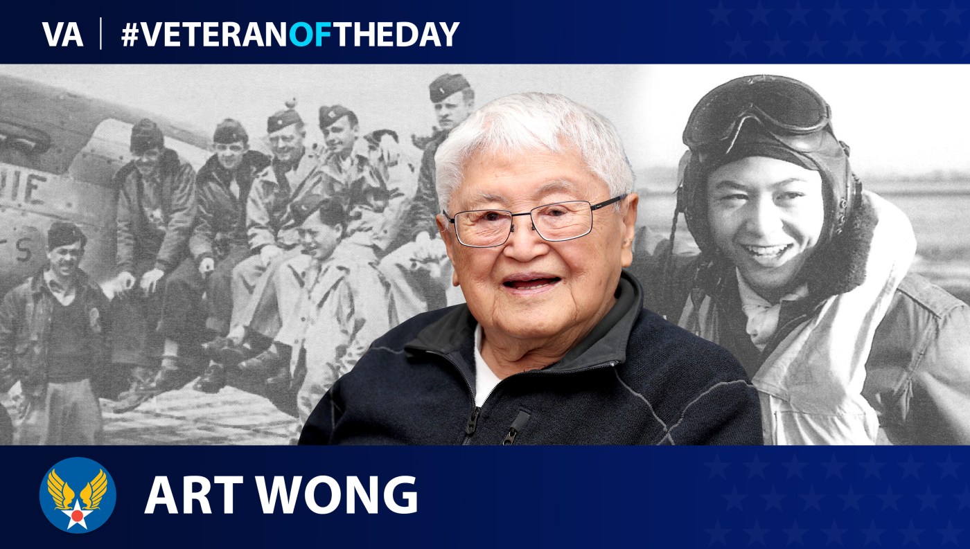 Army Air Forces Veteran Art Wong is today's Veteran of the Day.