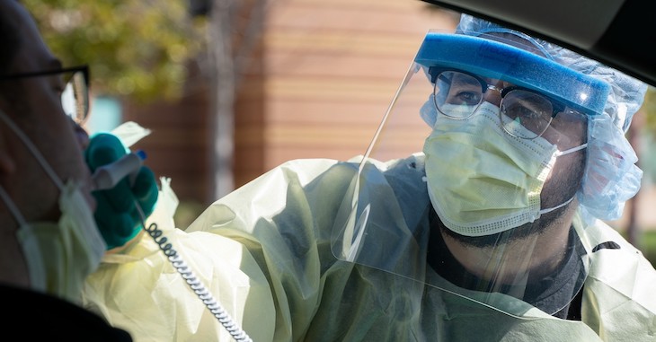 Intermediate Care Technician Daniel Mendoza shares his experience on the front lines of the coronavirus pandemic in Palo Alto.