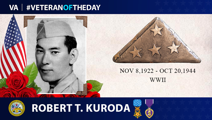 Army Veteran Robert T. Kuroda is today's Veteran of the Day.