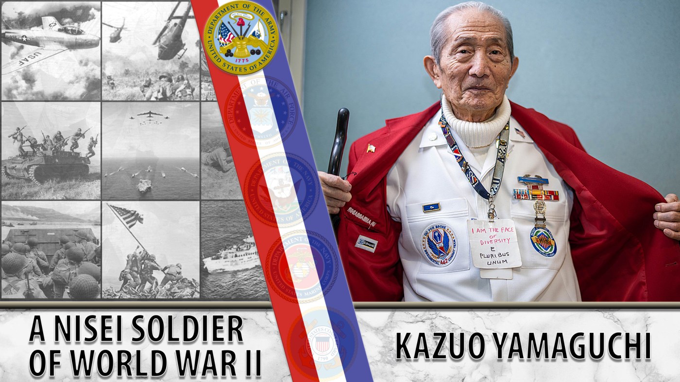 Kazuo Yamaguchi is a Japanese-American Veteran who served during WWII.