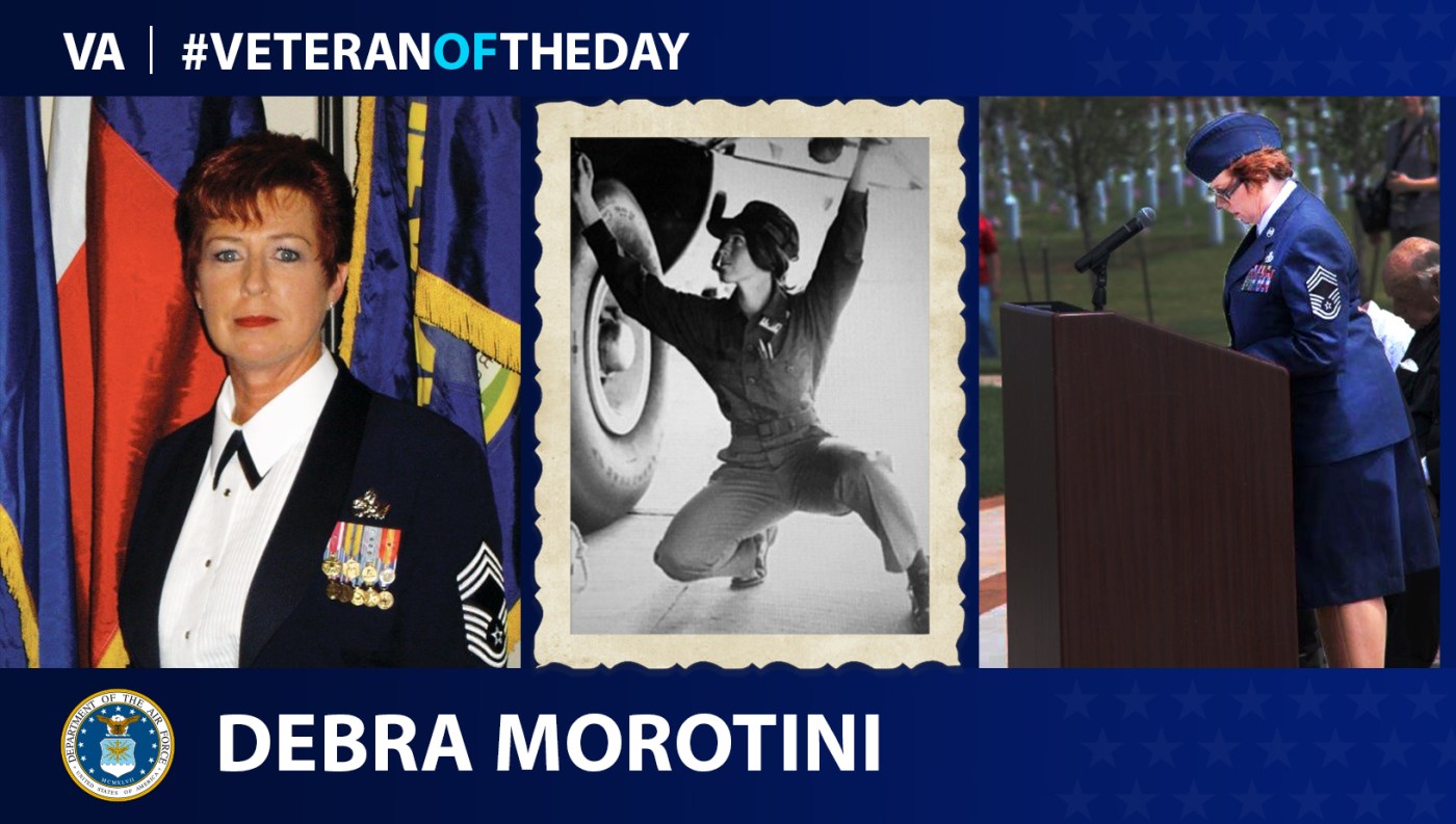 Air Force Veteran Debra M. Morotini is today's Veteran of the Day.