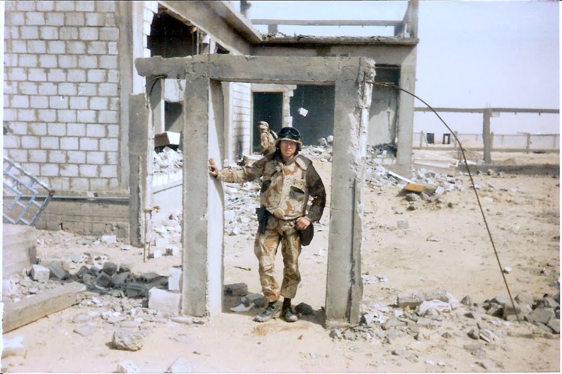 James Joseph during the Persian Gulf War in February 1991 near Kuwait City.