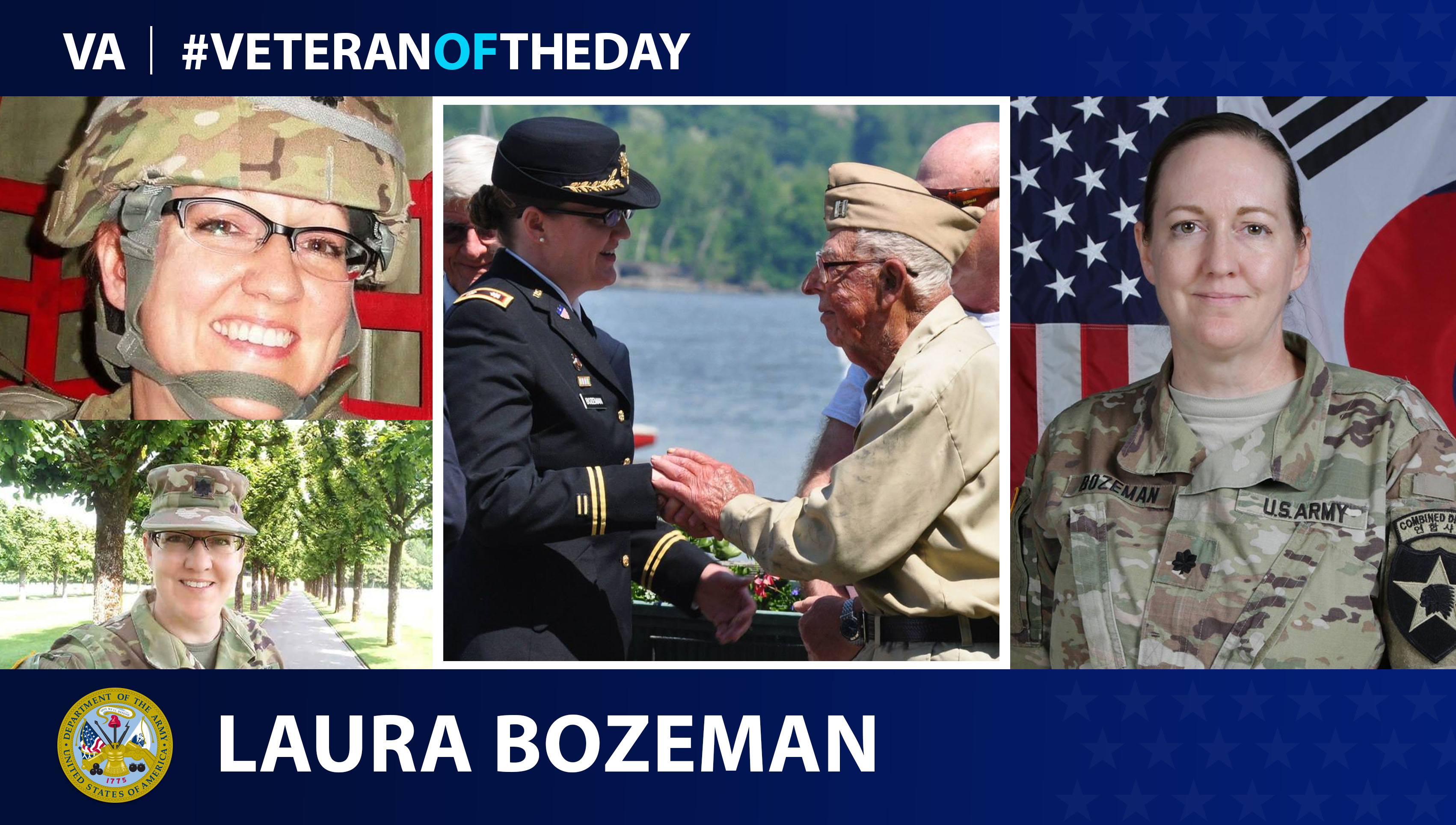 Army Veteran Laura Bozeman is today's Veteran of the Day.