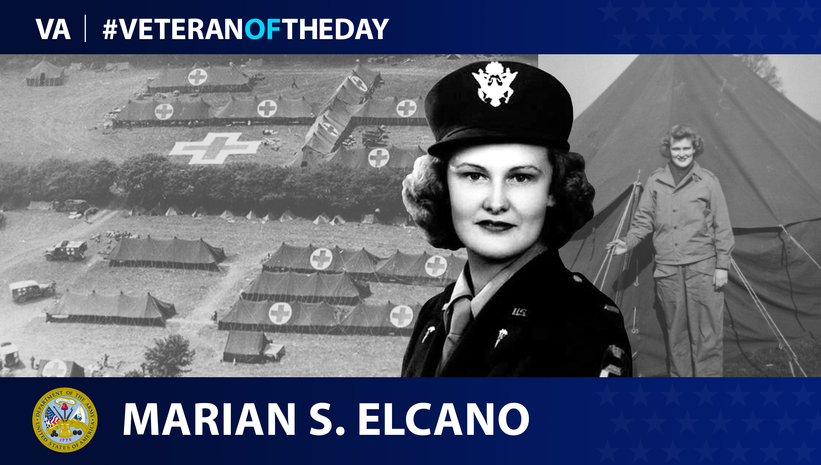 Army Veteran Marian Rebecca Sebring Elcano is today's Veteran of the Day.