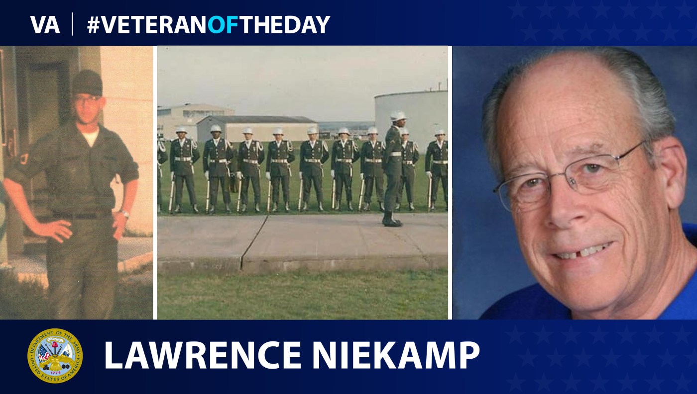 Army Veteran Lawrence Niekamp is today's Veteran of the Day.