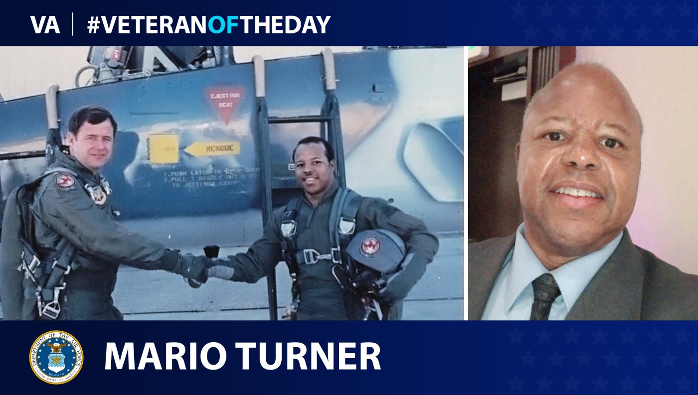 Air Force Veteran Mario A. Turner is today's Veteran of the Day.