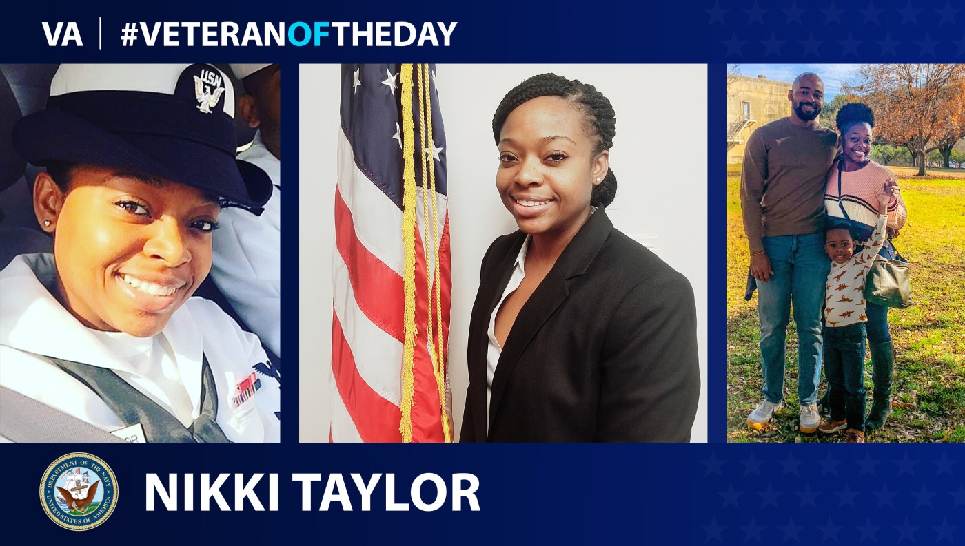 Navy Veteran Nikki Taylor is today's Veteran of the Day.