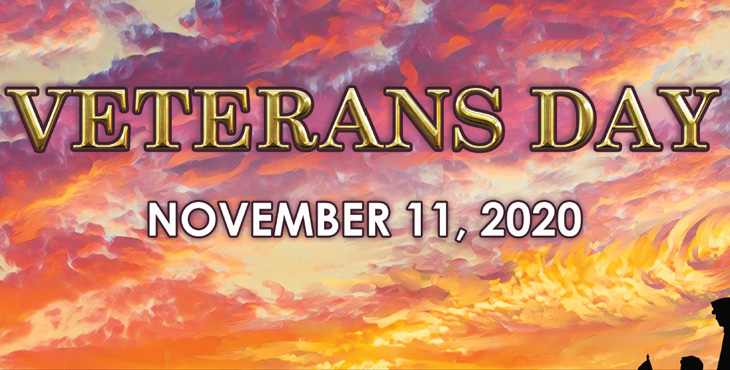 Winning poster for Veterans Day Poster contest.