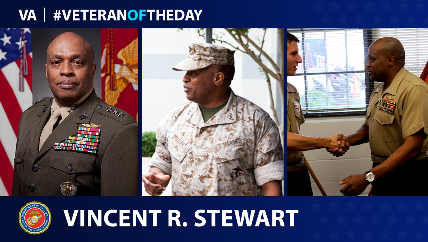 Marine Veteran Vincent R. Stewart is today's Veteran of the Day.