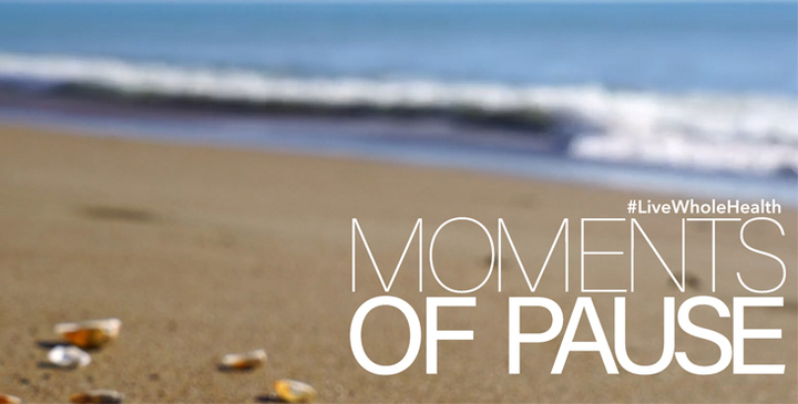 Moments of pause can help calm people.