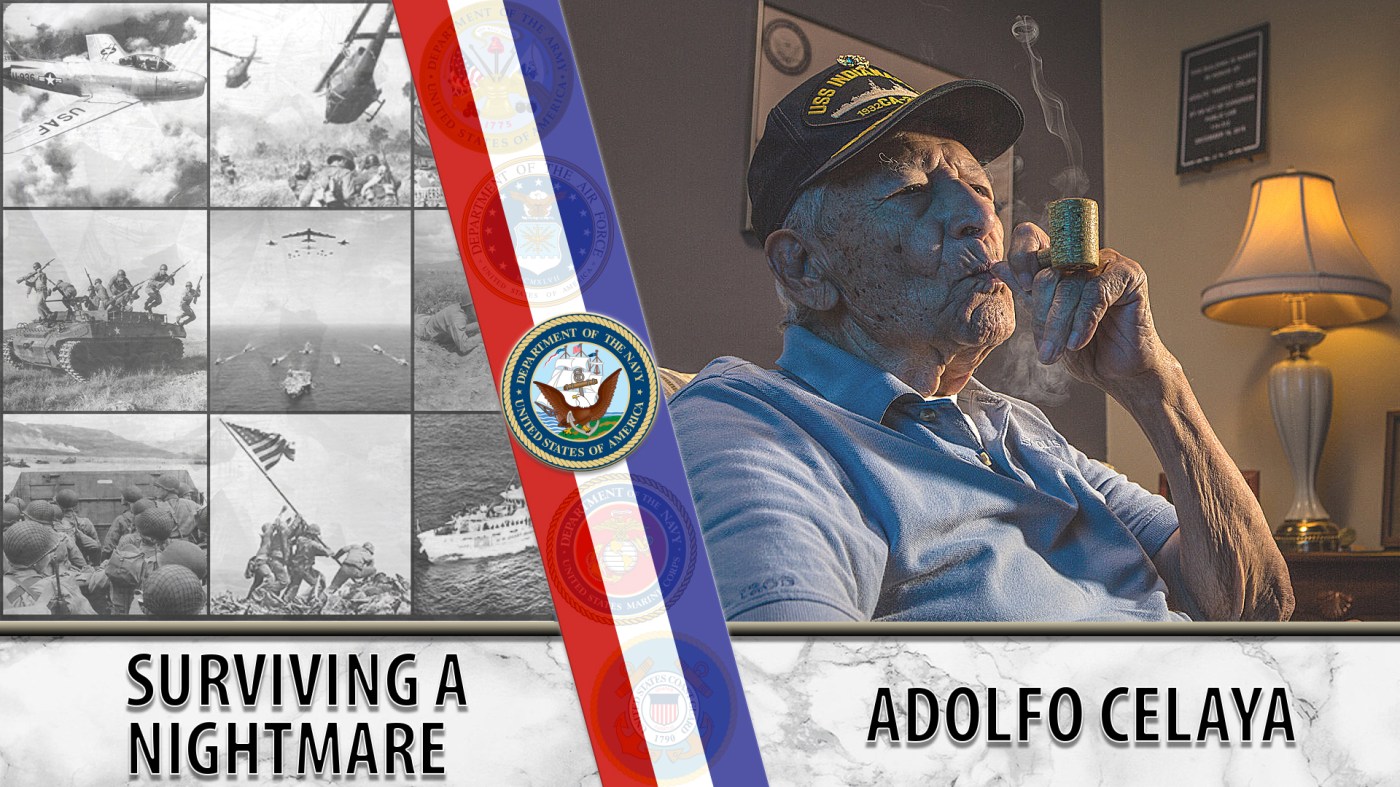Adolfo Celaya survived torpedo attack.