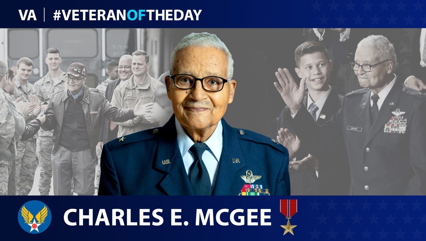 Air Force Veteran Charles Edward McGee is today's Veteran of the Day.