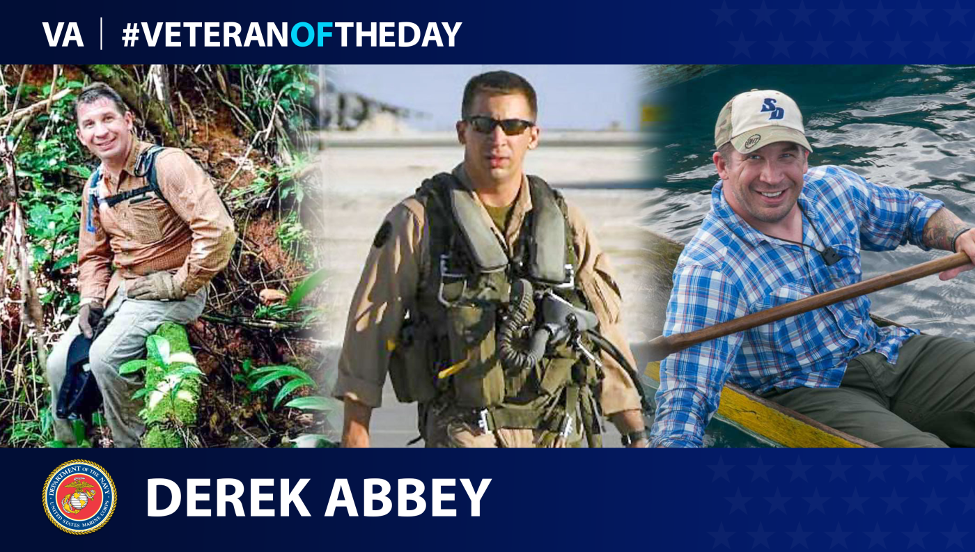 #VeteranOfTheDay Marine Corps Veteran Derek Abbey