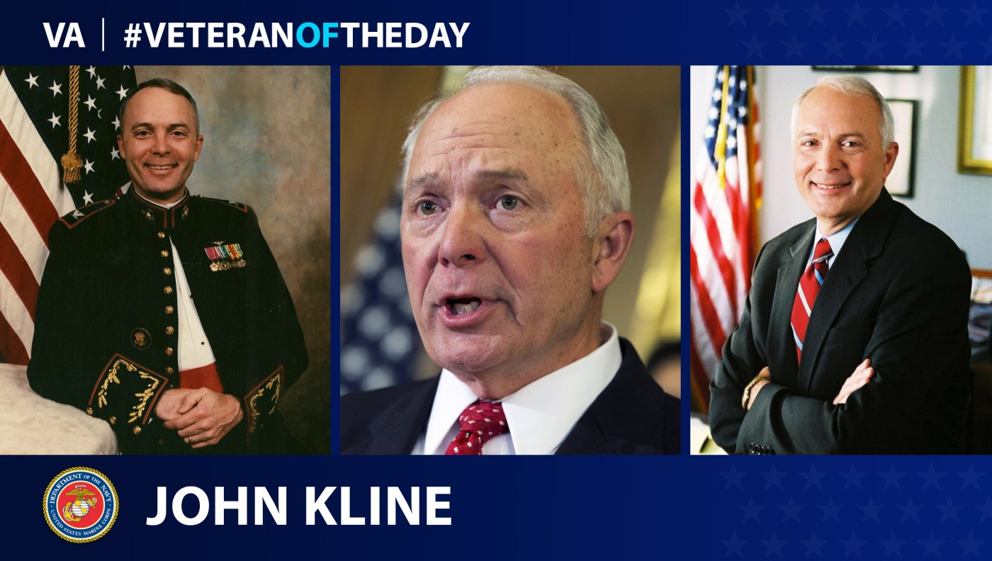 Marine Corps Veteran John Kline is today's Veteran of the Day.