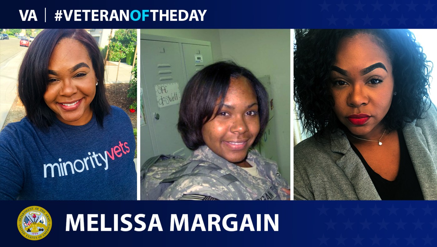 Army Veteran Melissa Margain is today's Veteran of the Day.