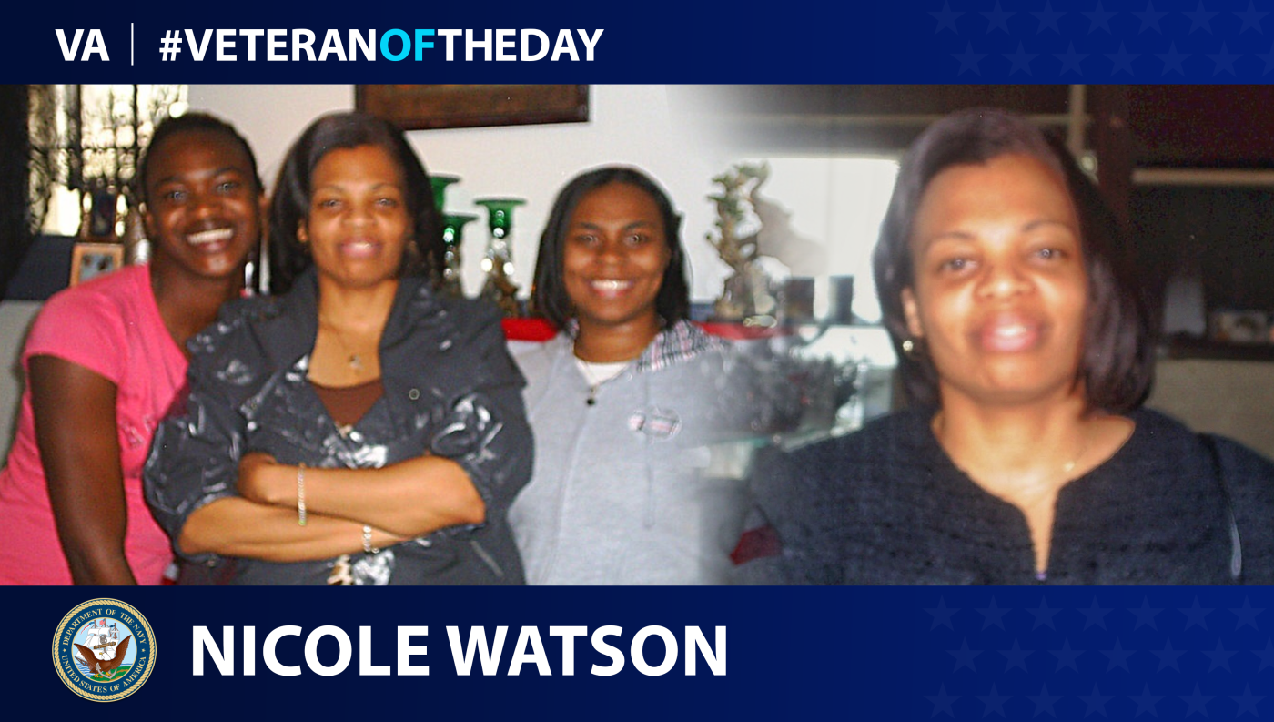 Navy Veteran Nicole Watson is today's Veteran of the Day.