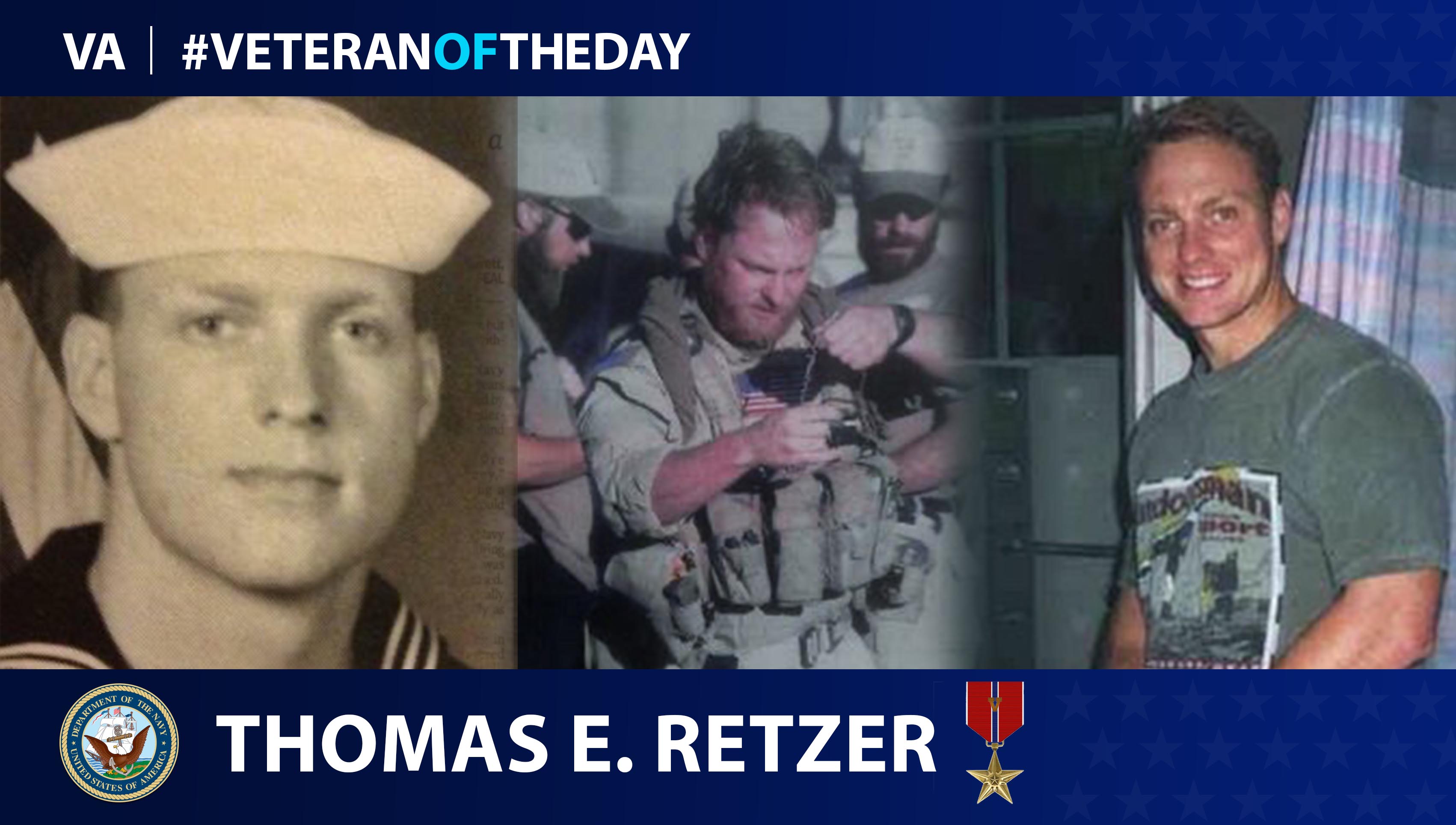 Navy Veteran Thomas Retzer is today's Veteran of the Day.