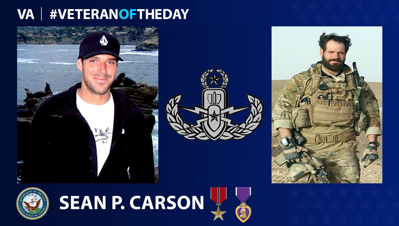 Navy Veteran Sean P. Carson is today's Veteran of the Day.