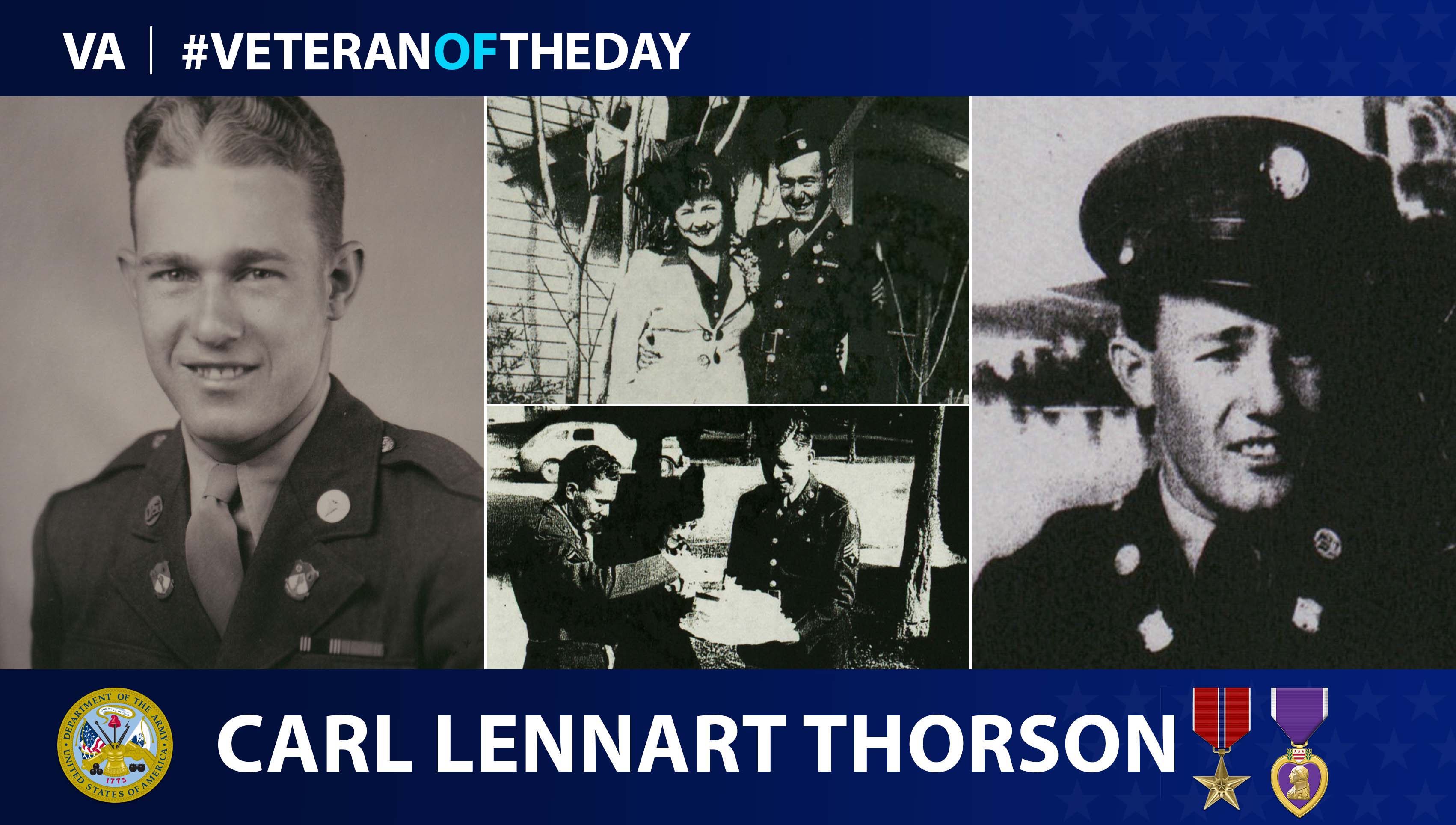 Army Veteran Carl Lennart Thorson is today's Veteran of the Day.