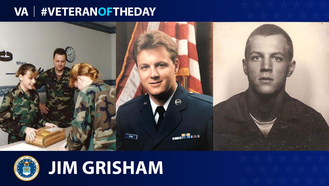 Air Force Veteran James Grisham II is today's Veteran of the Day.