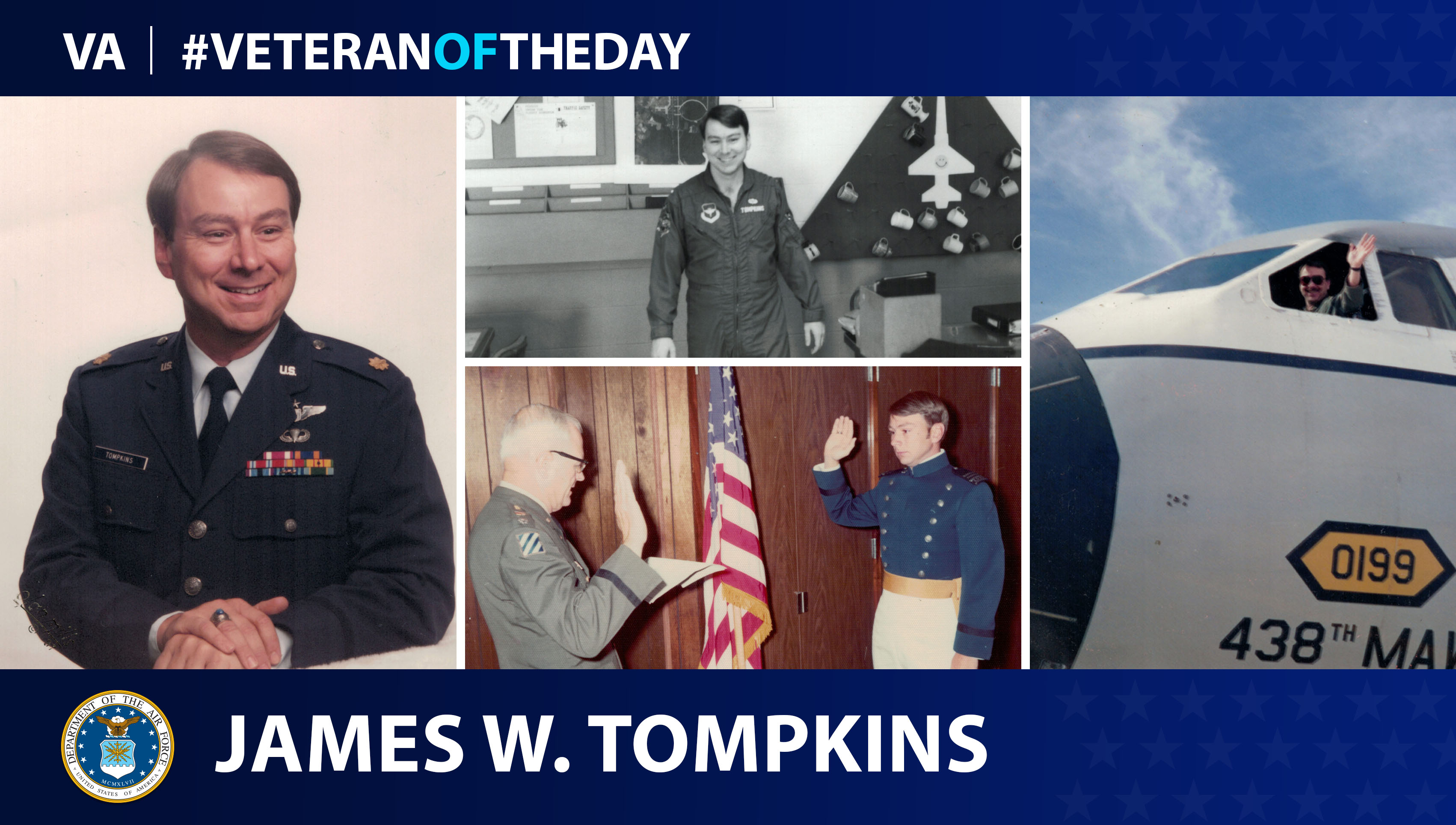 Air Force Veteran James W. Tompkins is today's Veteran of the Day.