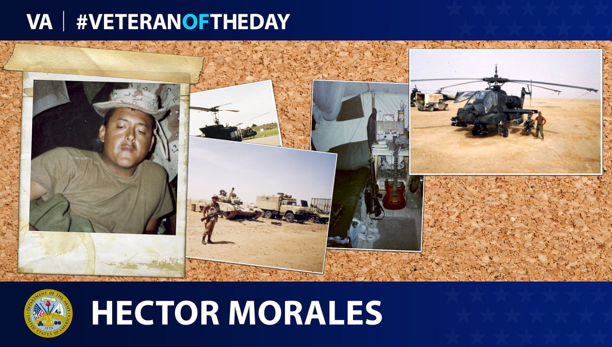 Army Veteran Hector O. Morales Jr. is today's Veteran of the Day.