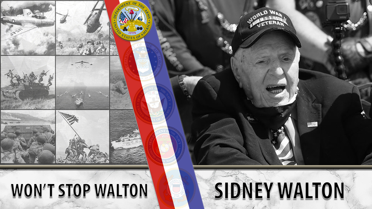 WWII Veteran Sidney Walton wants Americans to meet him.