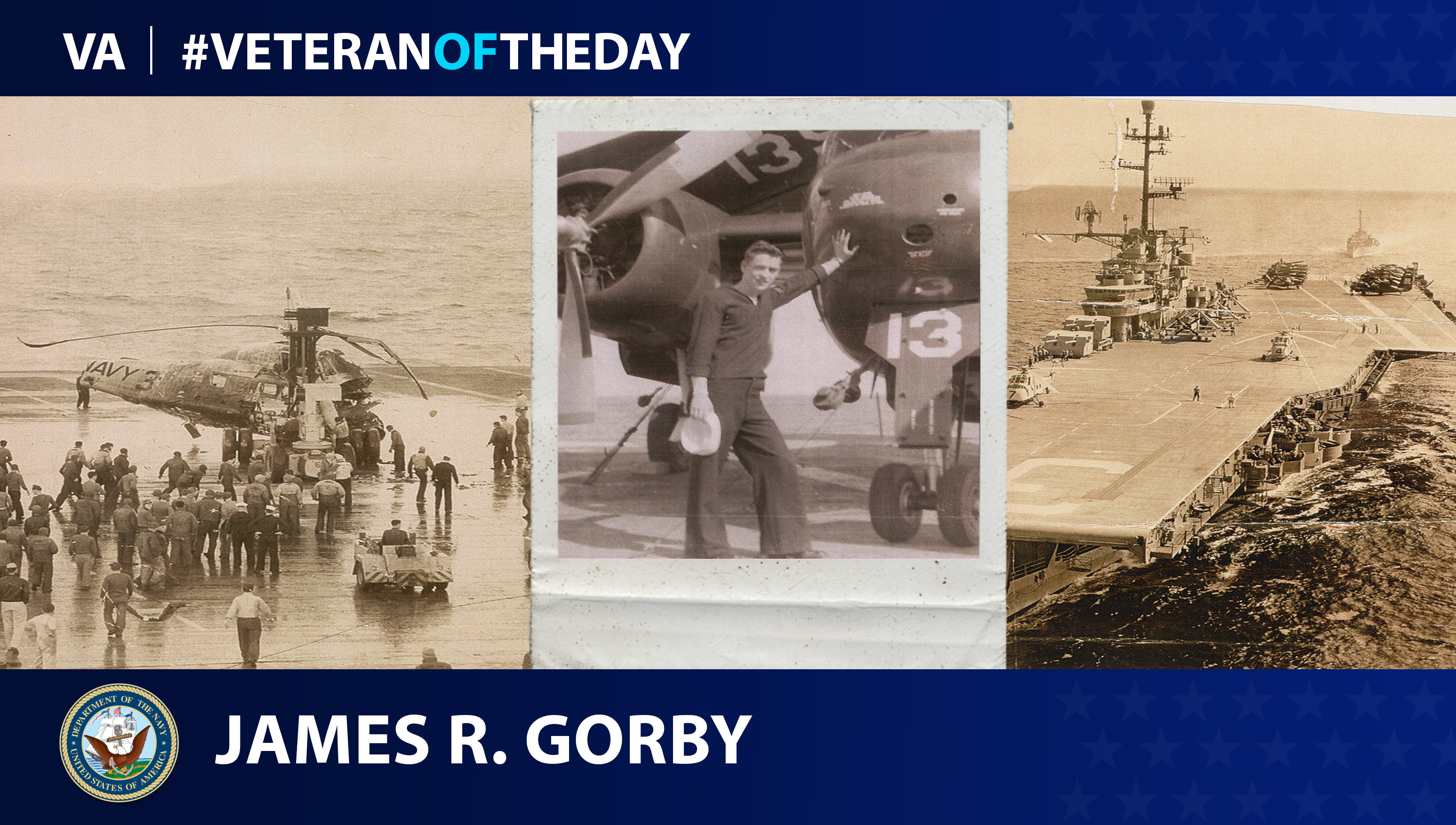 Navy Veteran James R. Gorby is today's Veteran of the Day.