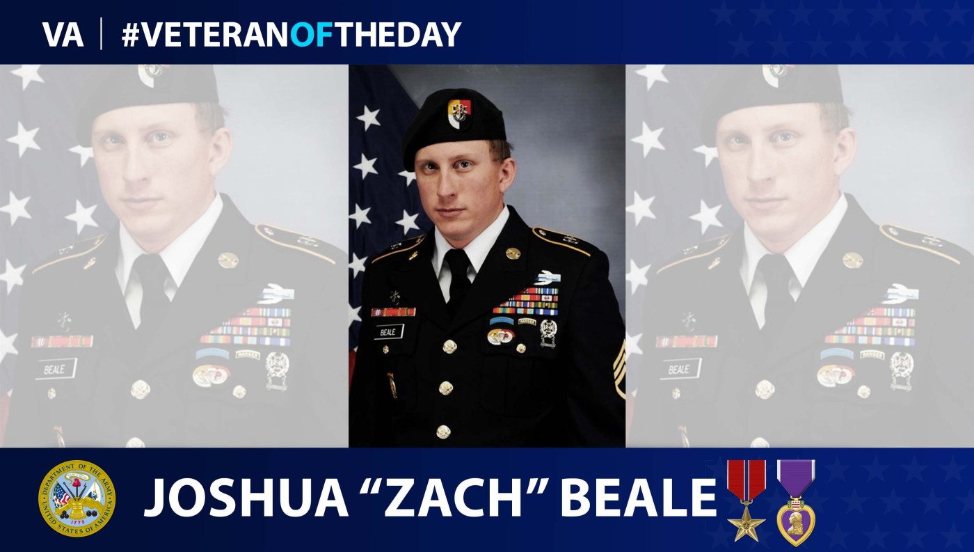 Army Veteran Joshua Beale is today's Veteran of the Day.