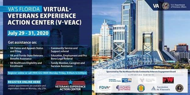 virtual veterans experience action center graphic