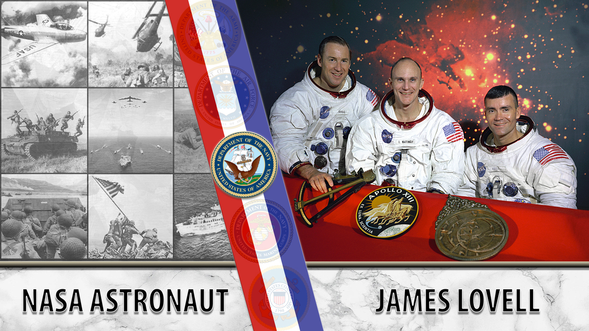 Navy Veteran and NASA astronaut James Lovell
