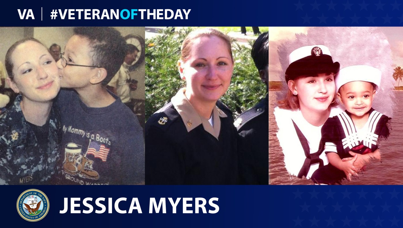 Navy Veteran Jessica Myers is today's Veteran of the Day.