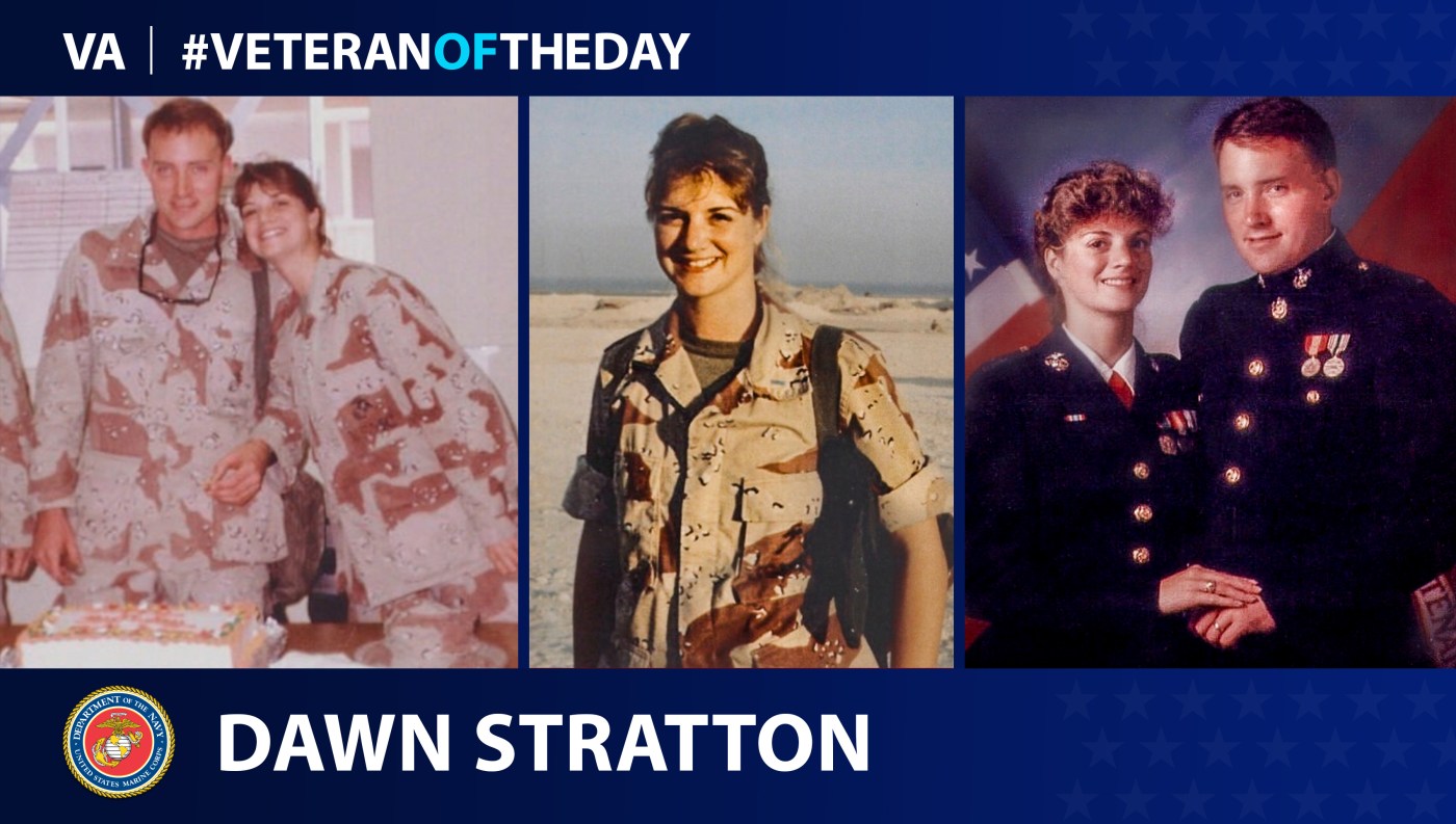 Marine Corps Veteran Dawn Stratton is today's Veteran of the Day.