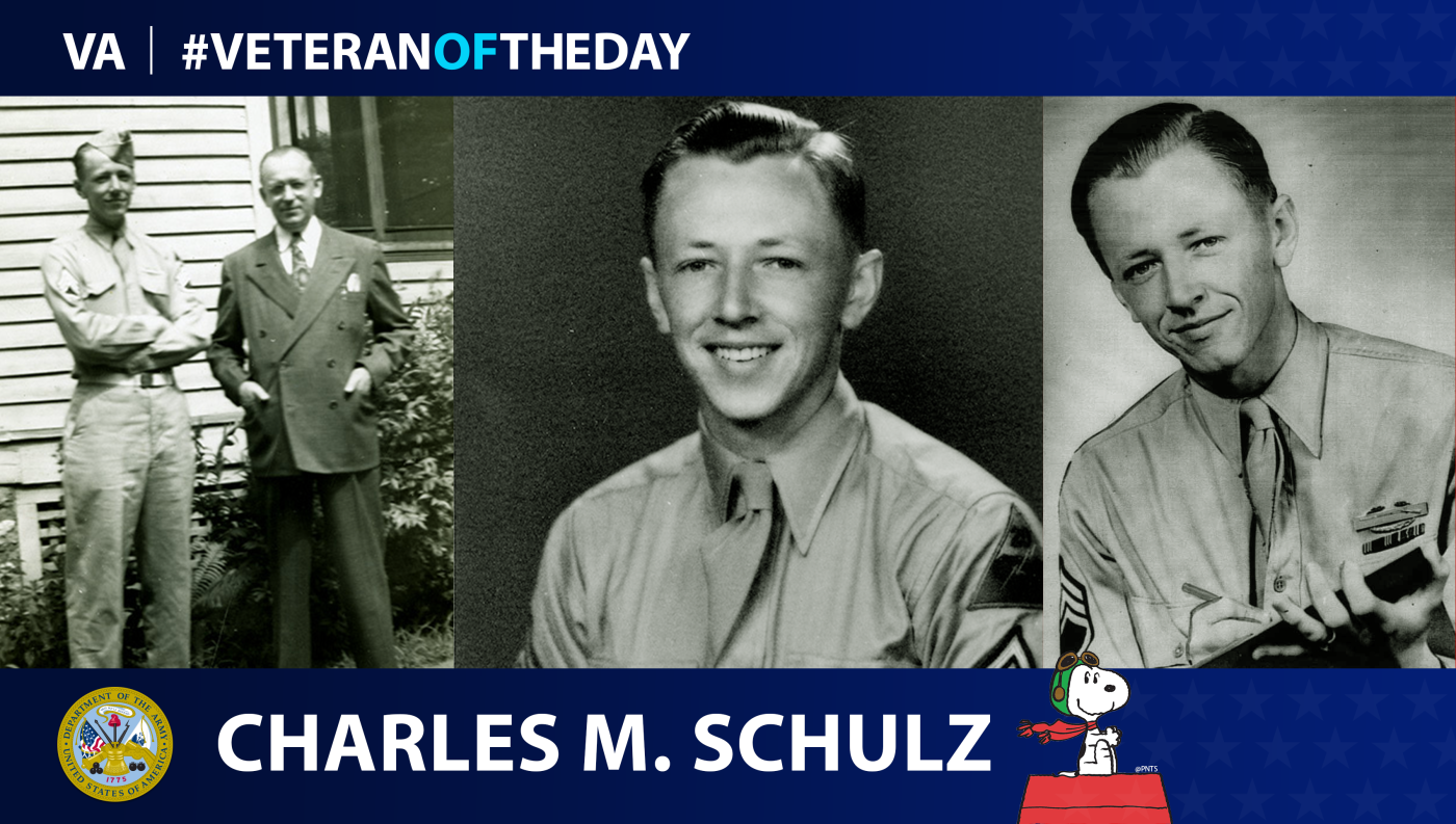Army Veteran Charles Schulz is today's Veteran of the Day.