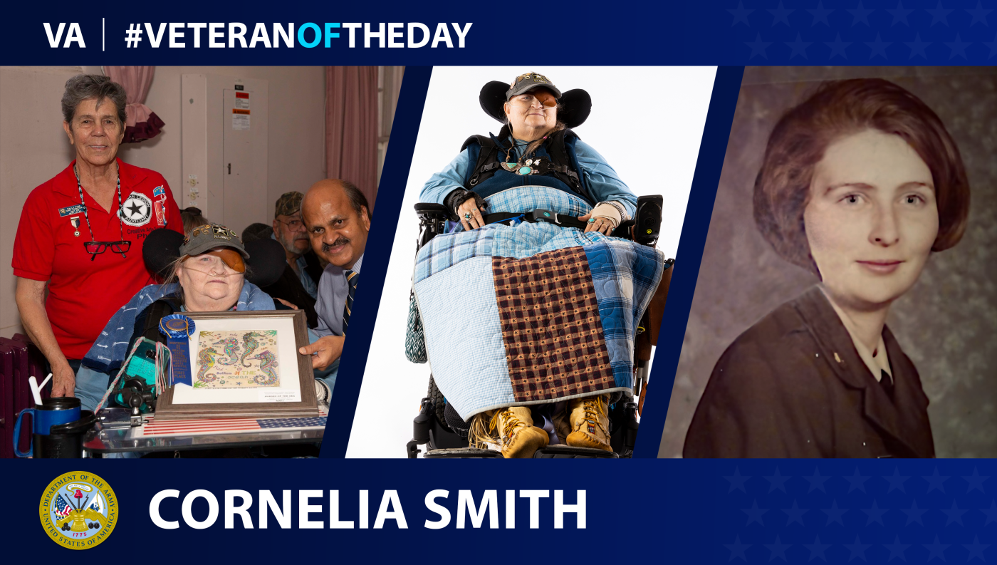Army Veteran Cornelia Smith is today's Veteran of the Day.