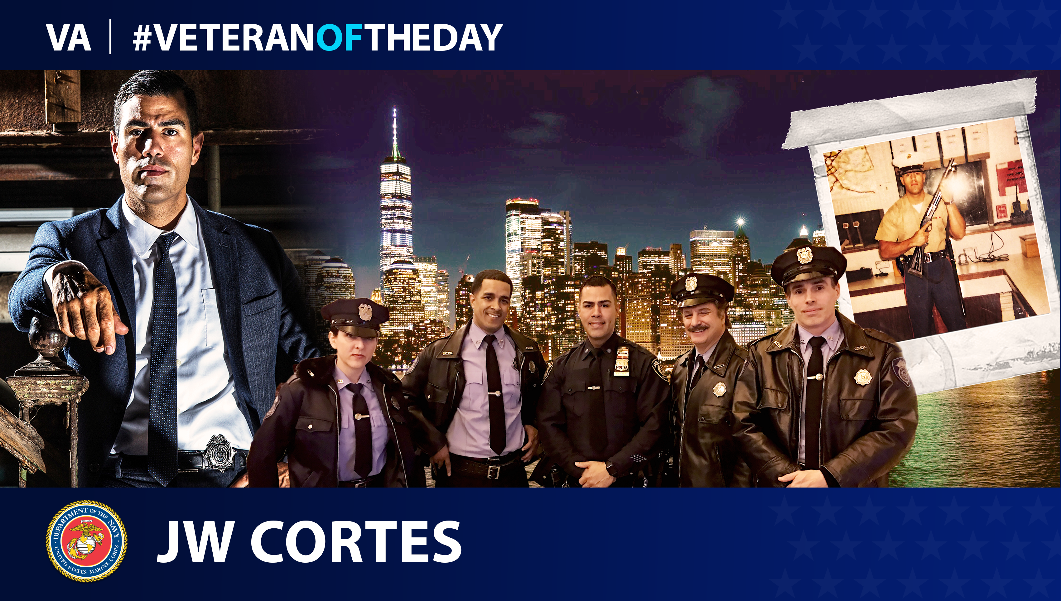 Marine Corps Veteran J.W. Cortés is today's Veteran of the Day.