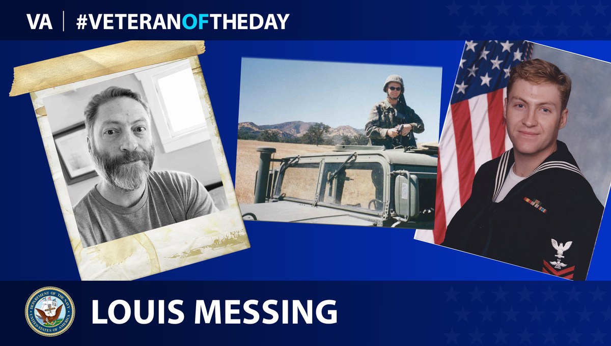 Navy Veteran Louis Messing is today's Veteran of the Day.