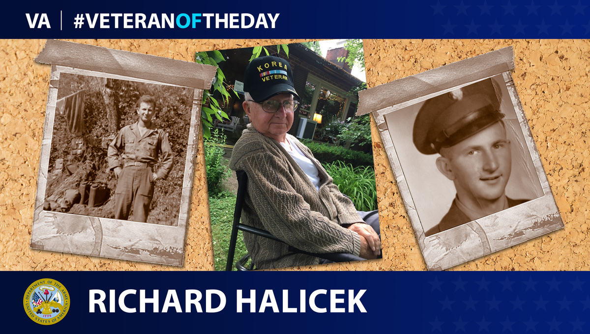 Army Veteran Richard Halicek is today's Veteran of the Day.