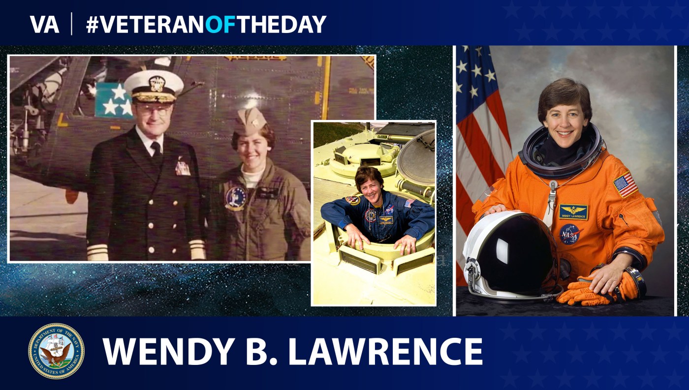Navy Veteran Wendy B. Lawrence is today's Veteran of the Day.