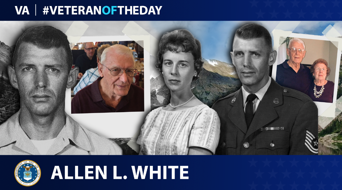 Air Force Veteran Allen L. White is today's Veteran of the Day.