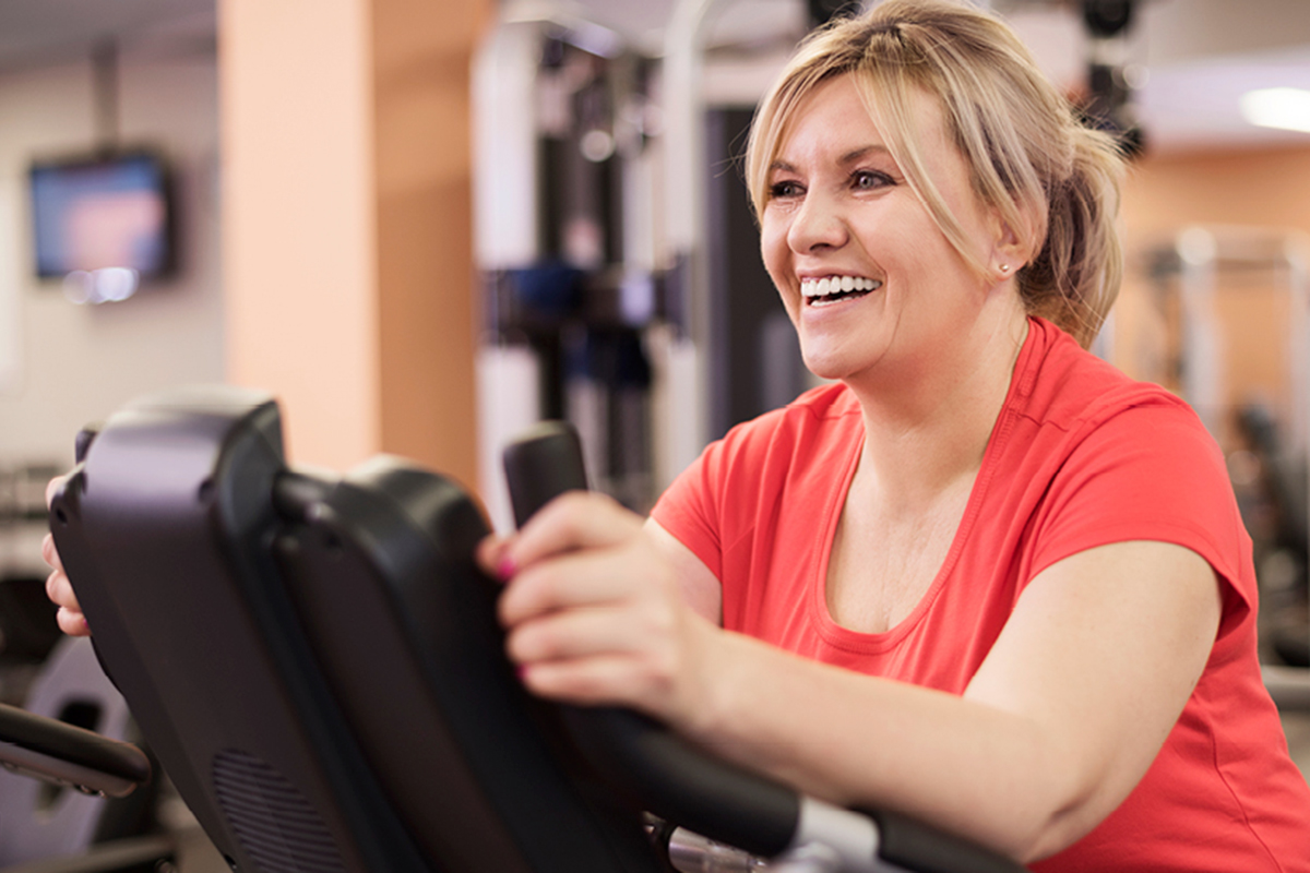 woman on a treadmill women fitness