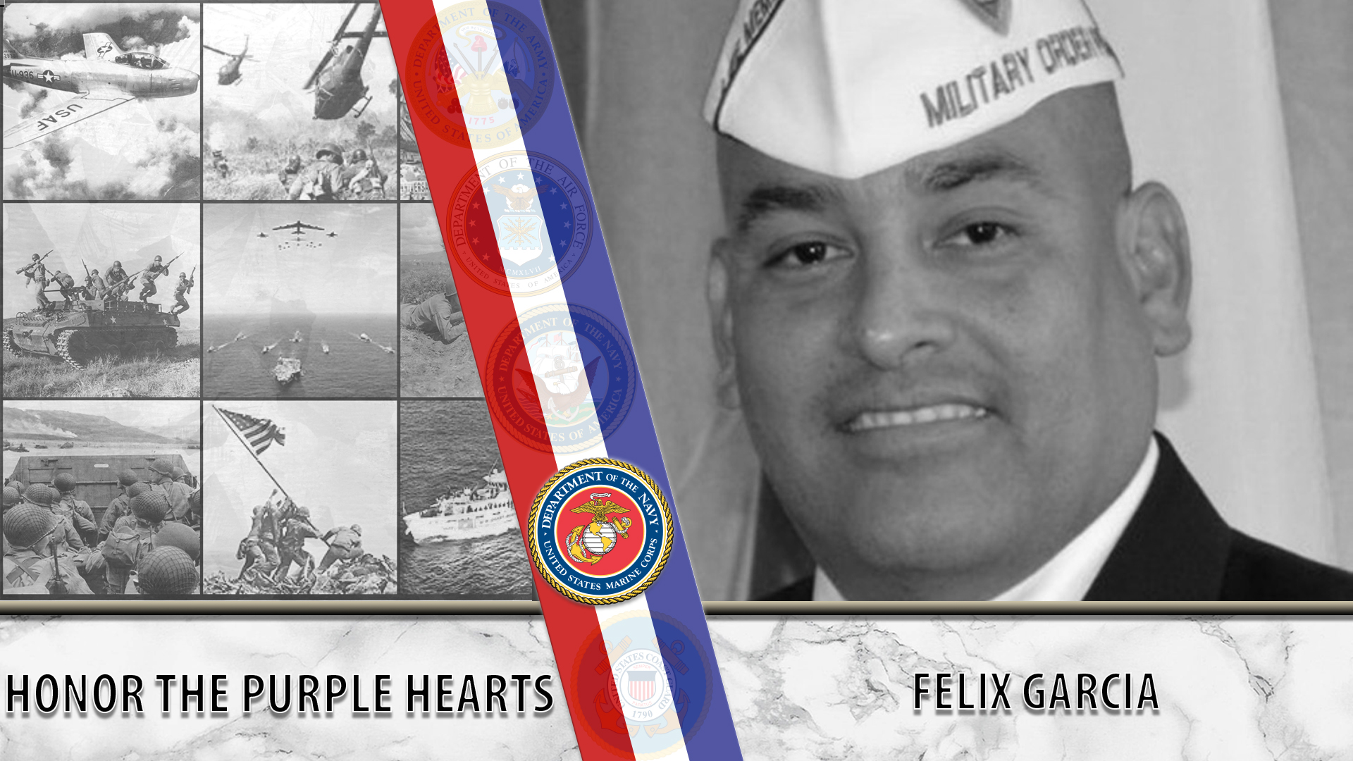 Marine Corps Veteran Felix Garcia and the MOPH.