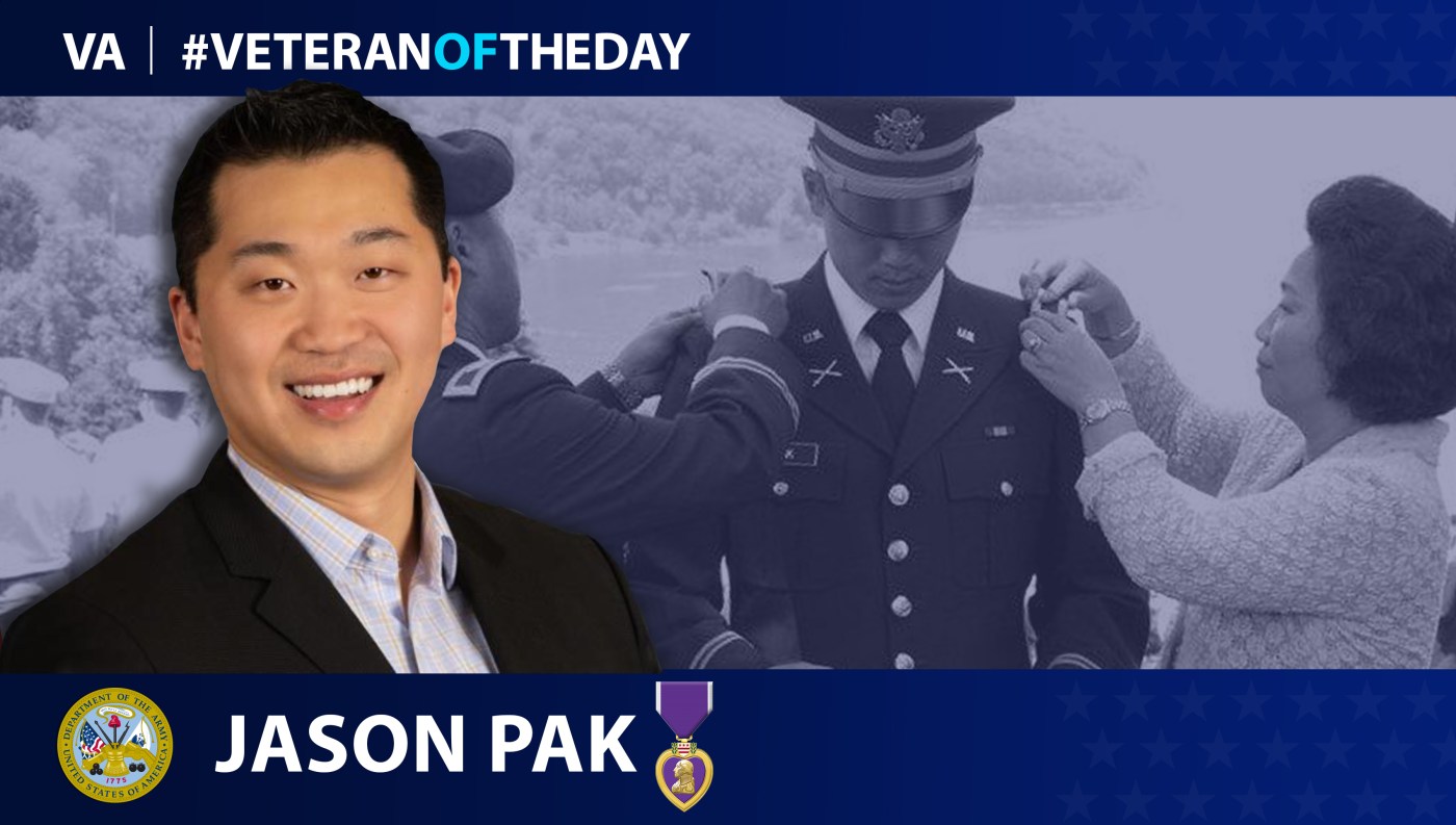 Army Veteran Jason Pak is today's Veteran of the Day.