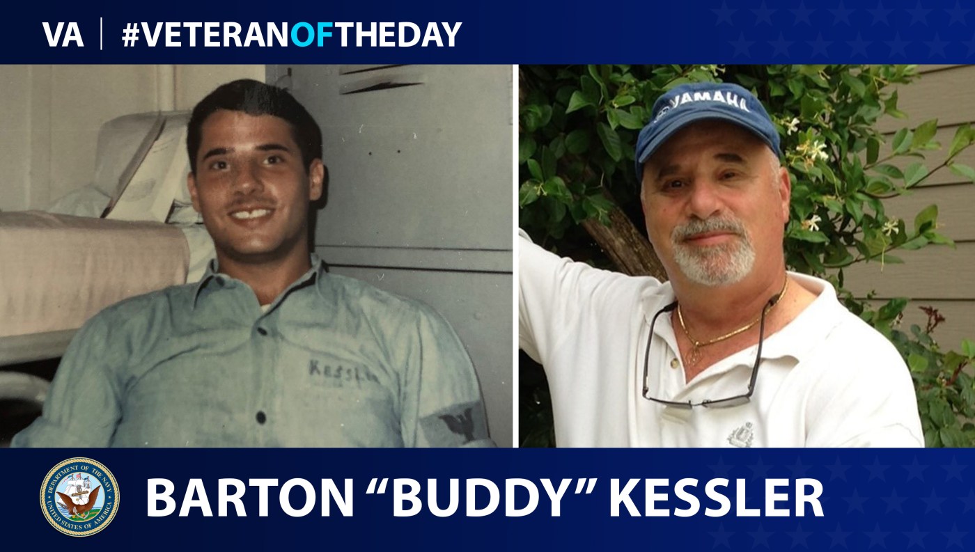 Navy Veteran Barton “Buddy” Kessler is today's Veteran of the Day.