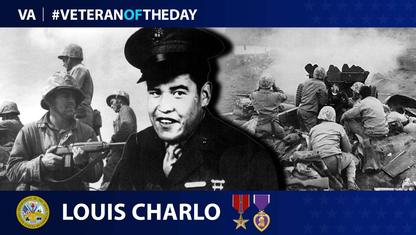Marine Veteran Louis Charlo is today's Veteran of the Day.