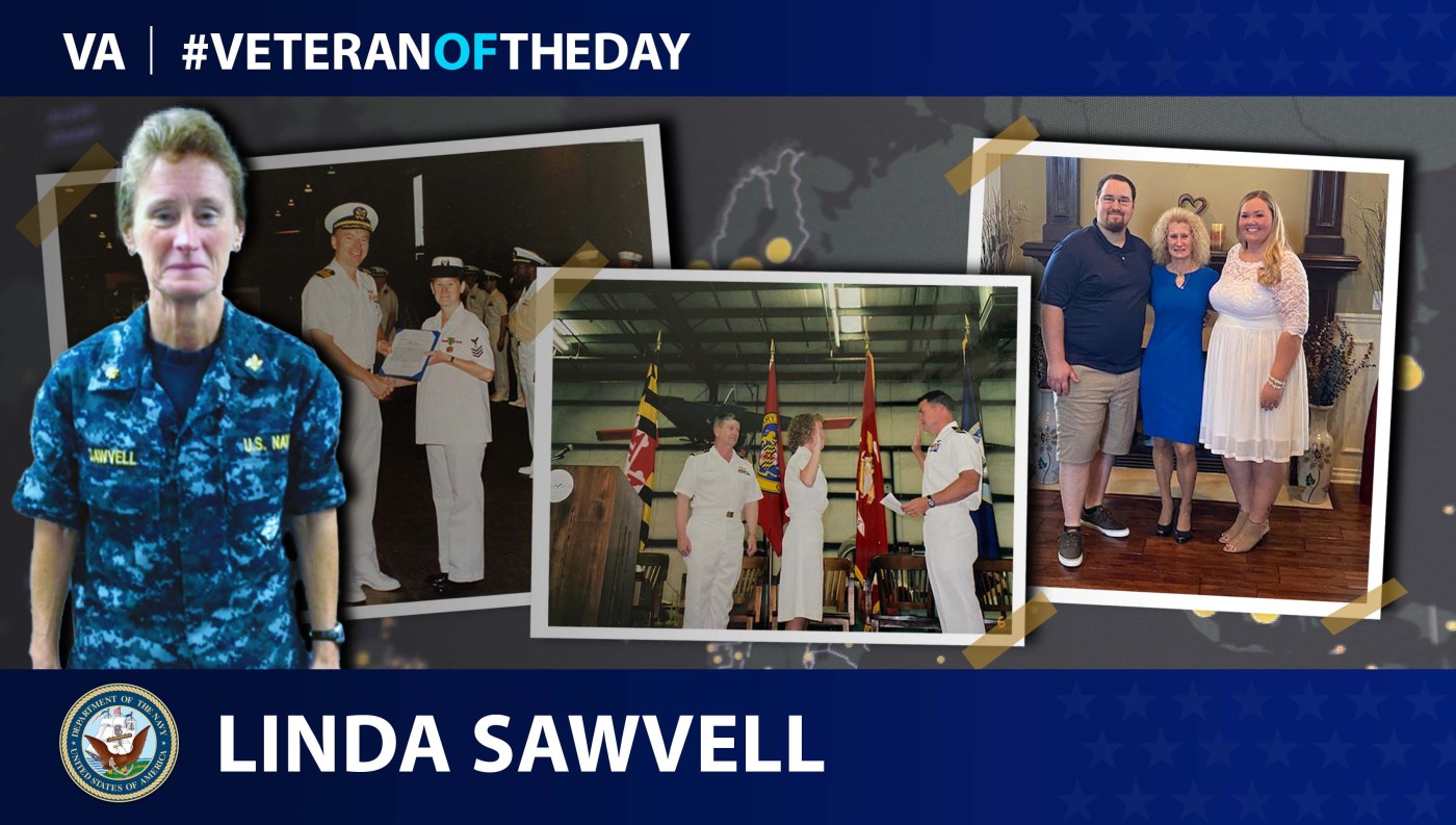Navy Veteran Linda Sawvell is today's Veteran of the Day.